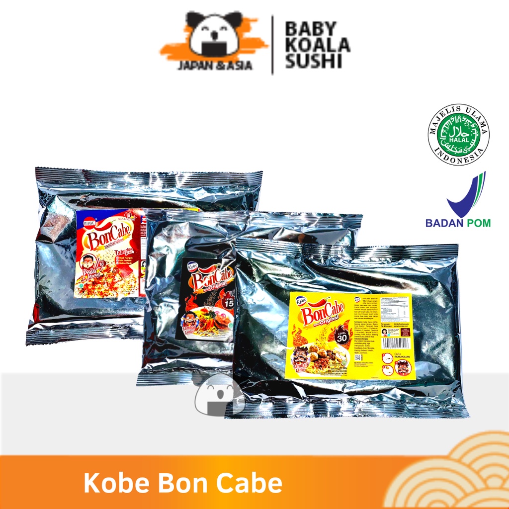 KOBE BONCABE Level 10,15,30 Bon Cabe 250 gr Halal │ Bubuk Cabai Pedas