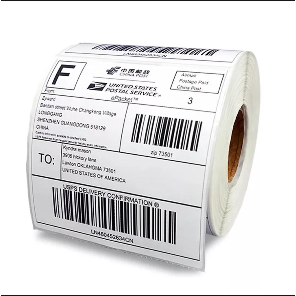promo kertas thermal label barcode 100x150. 500 pcs/ 350 pcs/ 250 pcs