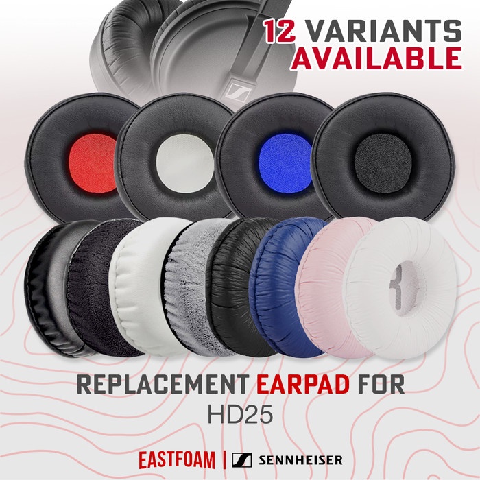 Earpad Earcup Sennheiser HD25 HD 25 HD25-1 HMD25 Foam Busa Ear Cushion