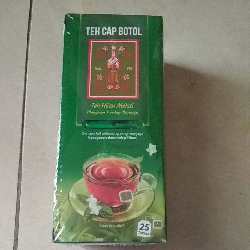 Teh Hijau cap botol