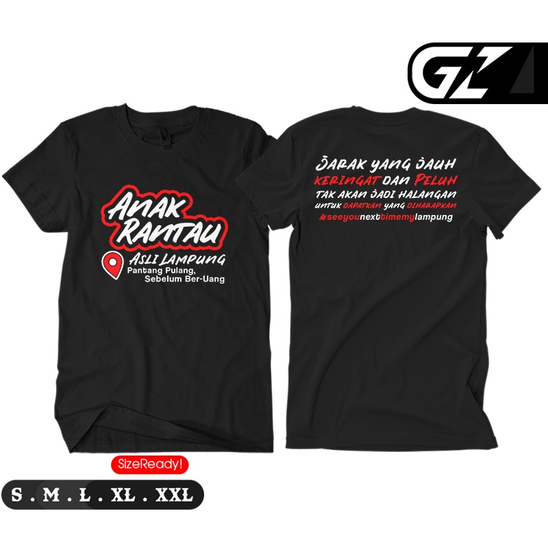 Kaos Anak Rantau Lampung Pantang Pulang Baju Pekerjaan Pekerja Keras
