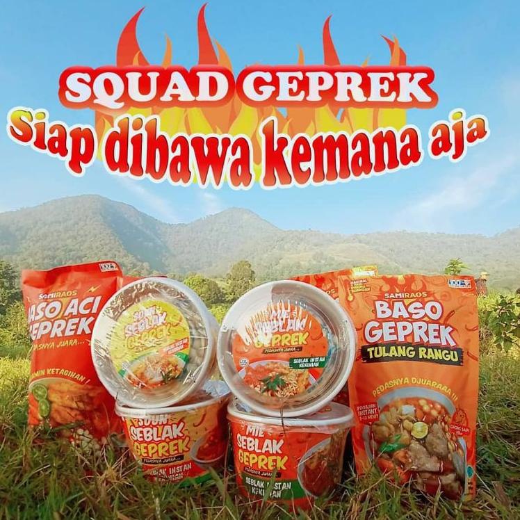 

STAR Baso geprek tulang rangu baso aci geprek soun seblak geprek original produk