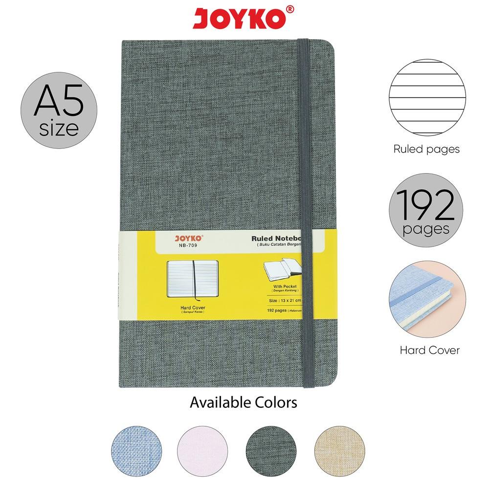 

Promo - Notebook Buku Tulis Catatan Diary Agenda Joyko Cloth Kain Hard Cover Best Seller!!