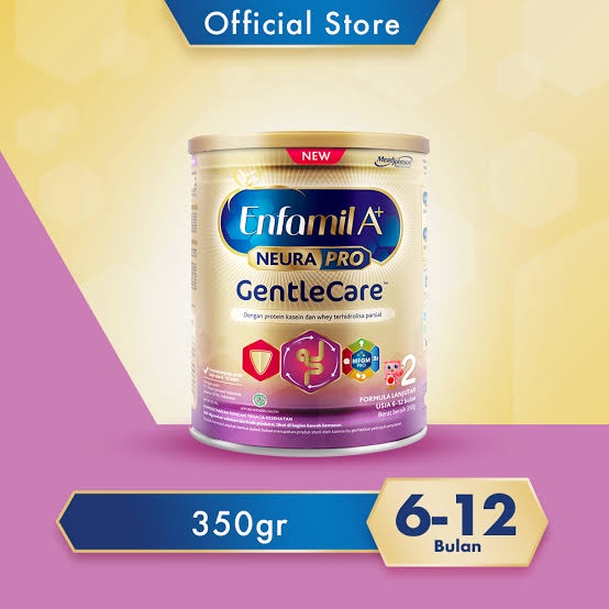 Enfamil A+ Gentle Care Tahap 2 6-12 Bulan 350 Gram