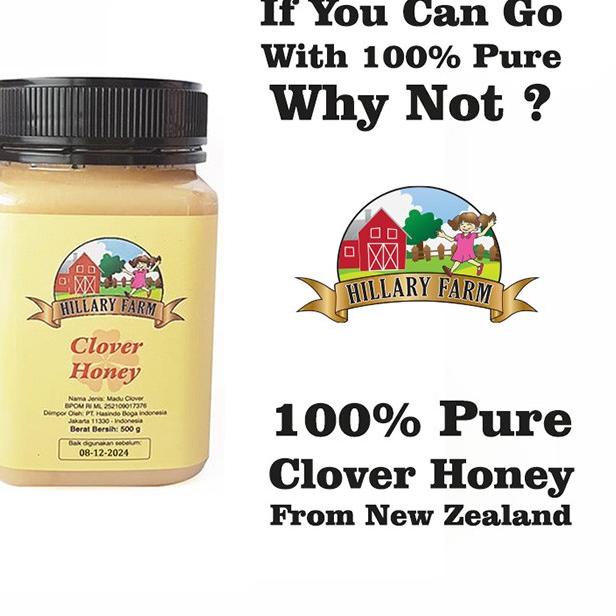 

Terbaru [KI3] Hillary Farm Clover Honey (500gr)