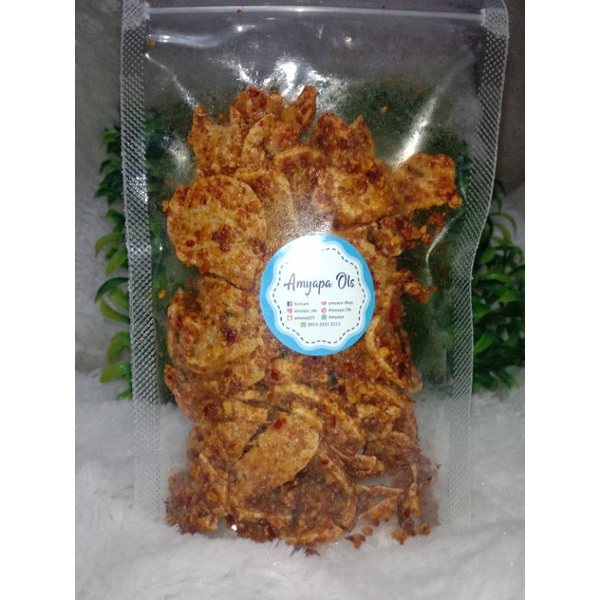 

Cemilan Basreng bumbu kacang pedaaaaaas