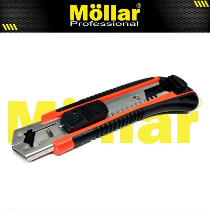 

BISON Cutter Besar Isi 4 Mata Pisau 18 mm Utility Knife untungt33 Berkualitas