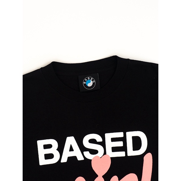 Based Club Girl Black Tshirt