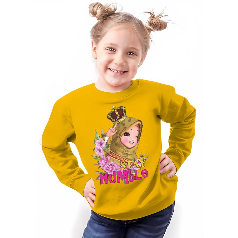 Atasan sweater anak-anak/ Fashion anak-anak cewek/ New Fashion anak-anak perempuan / Pakaian Baju an