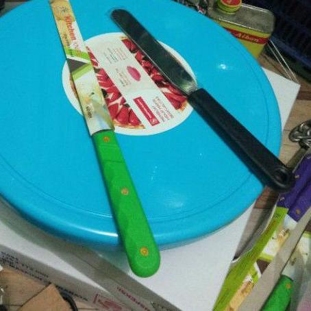 

Discount [HJ6] paket sepatul stainlesss & pisau roti