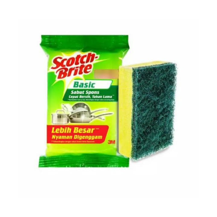 Sabut spons scotch brite ( per pcs) sabut spons murah dan bersih