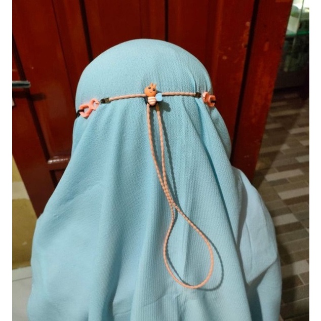 Tali masker kacamata konektor hijab aksesoris kalung fashion pria wanita adjustable elastis gantung gantungan karakter lucu unik astronot anak dewasa warna warni