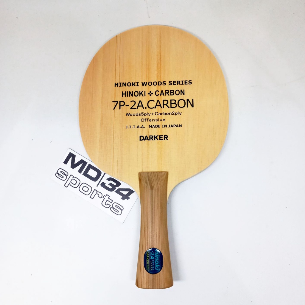 KAYU DARKER 7P-2A CARBON - blade / kayu / bet pingpong murah