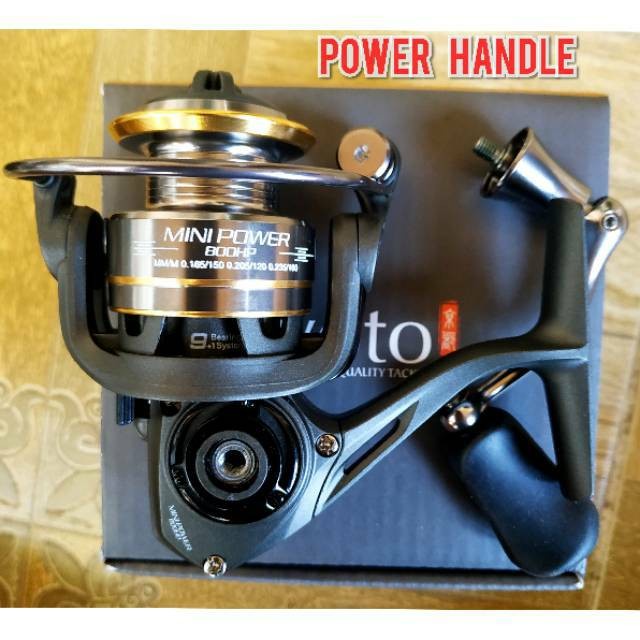 Pancing Reel Kyoto Mini Power 800 Japan Quality Power Handle