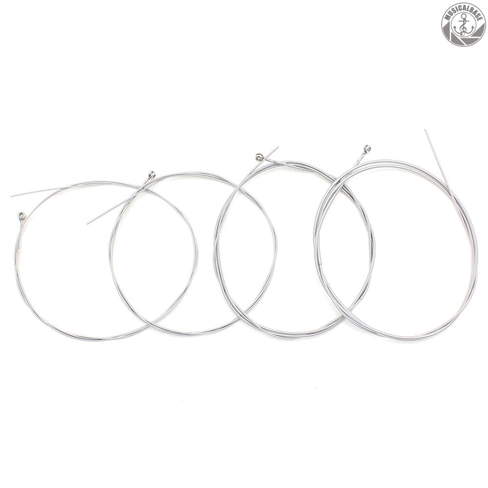 [In Stock] 4pcs Set Senar Bass Elektrik Aksesori Baja Berlapis Nikel.045-.090