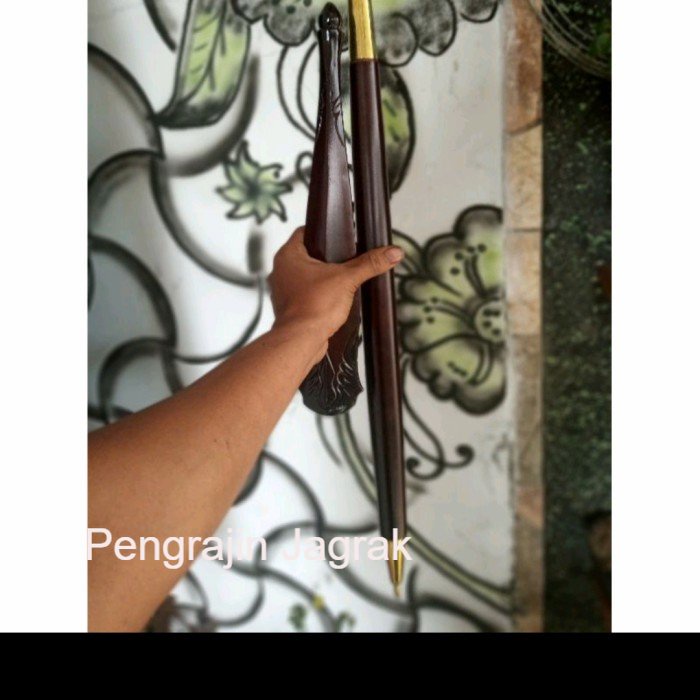 warangka tombak set pakai tunjung kuningan PJ7878