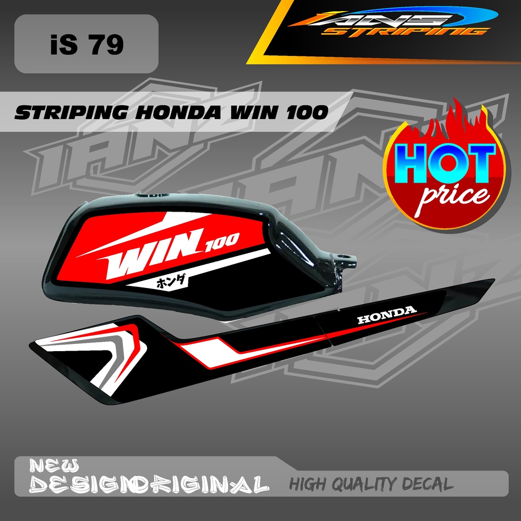 DECAL STRIPING LIST TANGKI WIN100 CUSTOM DECAL HOLOGRAM / NON HOLOGRAM IS79