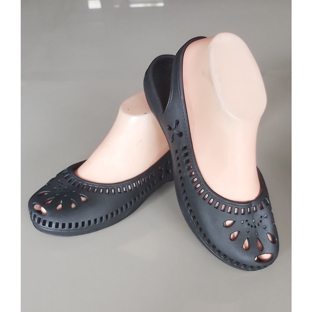 Sepatu Flat Wanita Q-502 Slip On Empuk Anti Selip