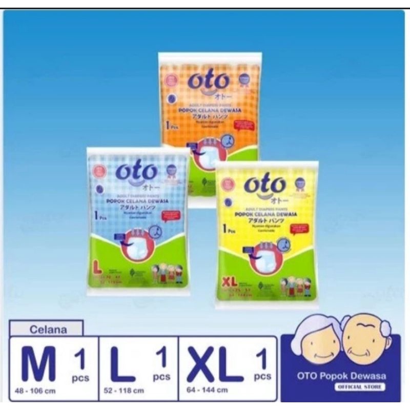 OTO DIAPERS dewasa 1 DUS ISI 96 sachet PROMO