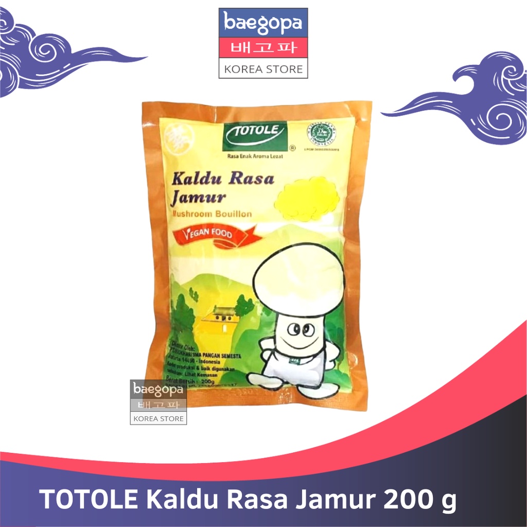 

TOTOLE Kaldu Vegan Kaldu Jamur 200 g Halal │ Import Mushroom │
