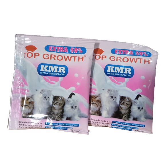 Susu Kucing Top Growth Beli 8 box Free 2 Box  Kemasan Box (isi 11 sachet 30gr)