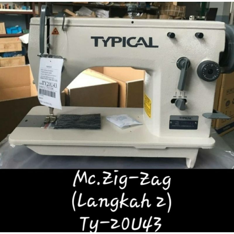 mesin jahit zig zag typical Ty -20u43 dinamo servo dgn meja import