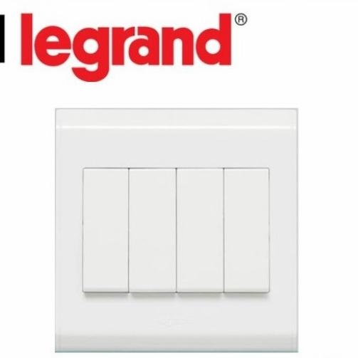 saklar legrand 4 gang /saklar legrand belanko 617006 white PROMO