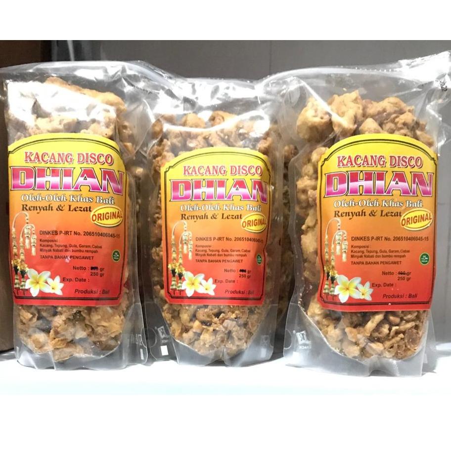 

Harga Promo ★★ Kacang Disco Dhian Oleh-oleh Khas Bali Original 250gr ✿