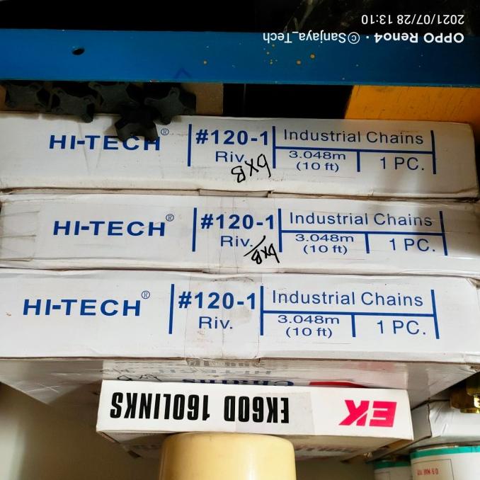 Roller Chain RS 120-1 | Rantai RS120 Single