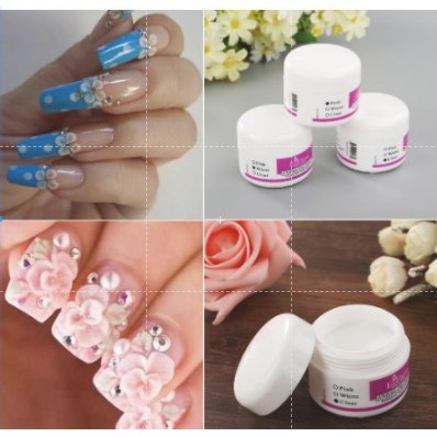 Acrylic Crystal Powder Nail Tips Alat DIY Bubuk Akrilik Promo