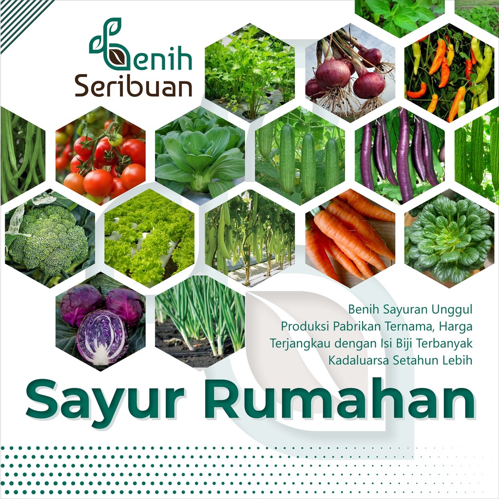 Foto BENIH SERIBUAN - Aneka Bibit Sayur Sayuran Paket Lengkap Varian Unggulan