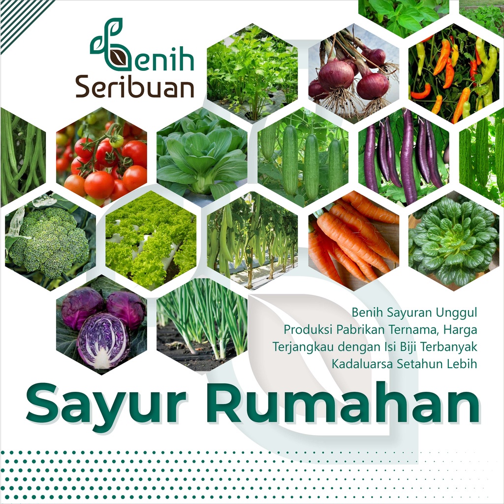 BENIH SERIBUAN - Aneka Bibit Sayur Sayuran Paket Lengkap Varian Unggulan