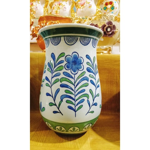 keramik biru putih, pajangan keramik biru putih, keramik import