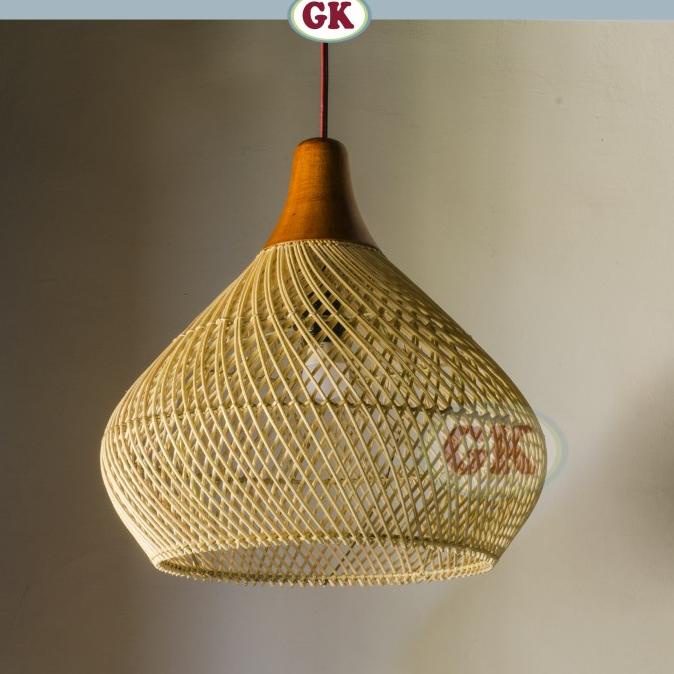 D40 kap lampu gantung cafe lampu dekorasi /lampu rotan 1047