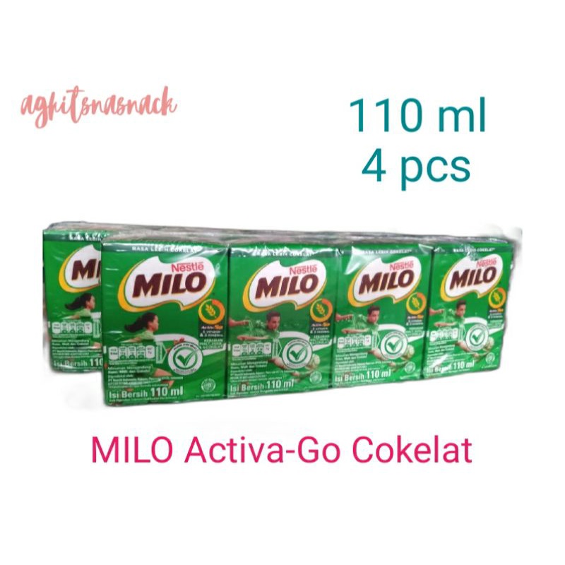 

Milo Kotak Activa-Go Cokelat 110 ml