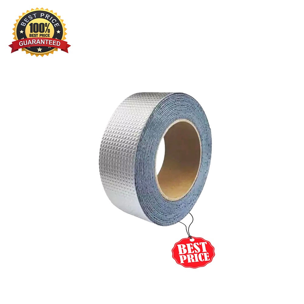 Lem Seng Glourious Asbes Alumunium Foil Waterproof Tape 5M X 50MM Glourious