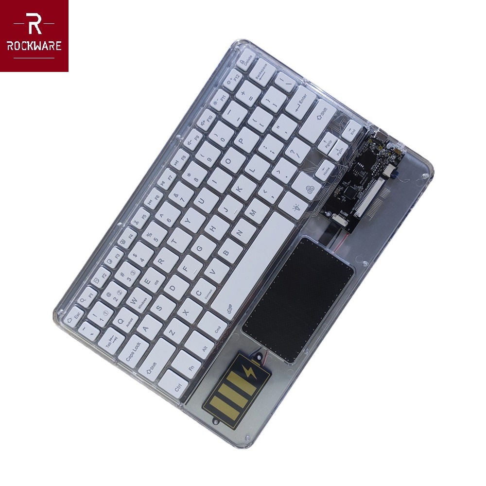 AKN88 - ROCKWARE RW-Z33 - Magic Crystal Design Bluetooth Slim Mini Keyboard