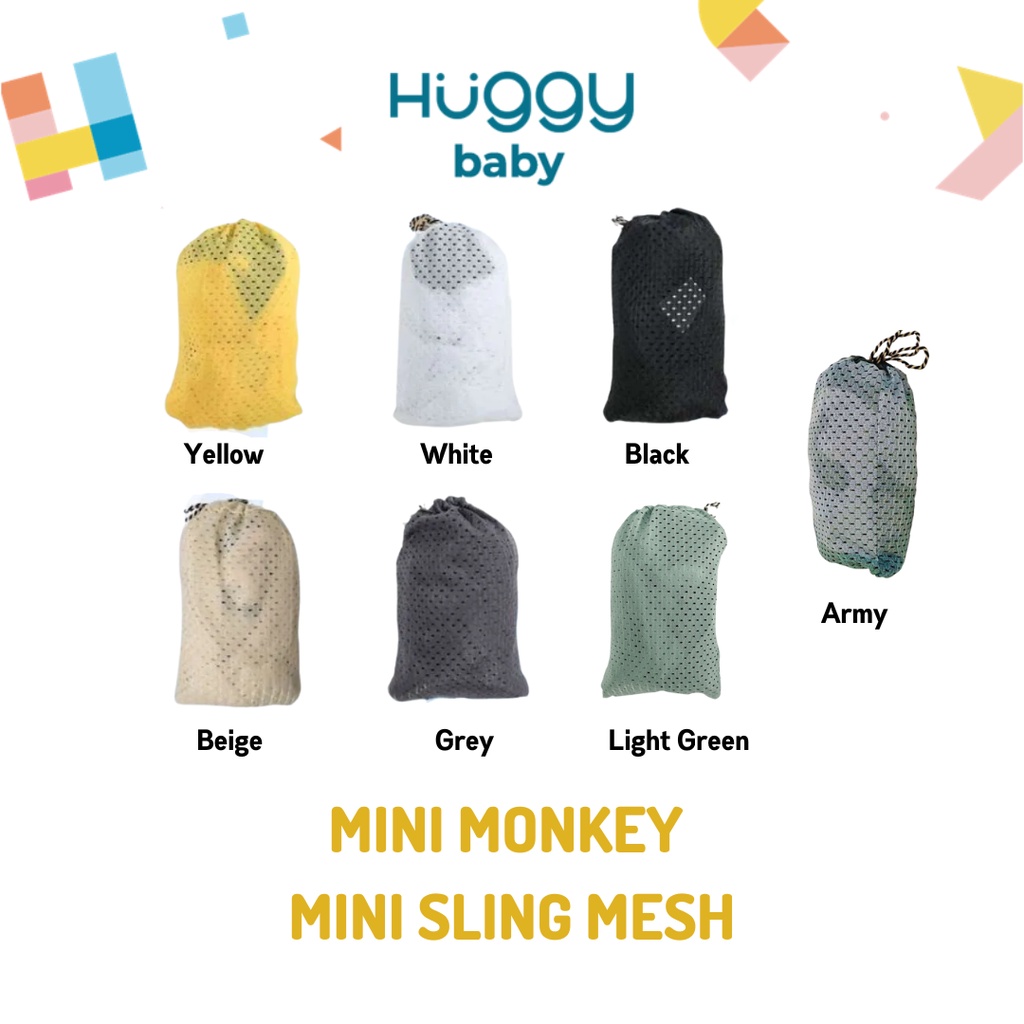 Mini Monkey Mini Sling Mesh / Gendongan Bayi Instant Mini
