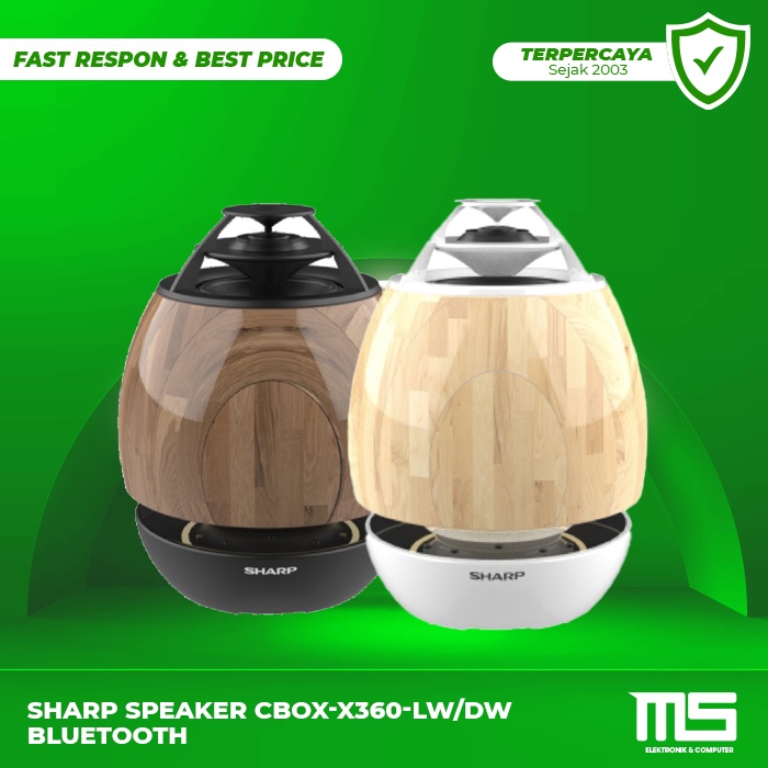 Sharp Speaker CBOX-X360-LW/DW Bluetooth