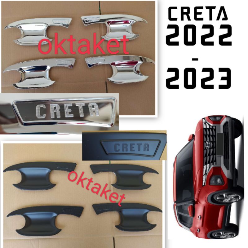 cover outer Hyundai Creta 2022 2023 Sporty Hitam &amp; Chrome