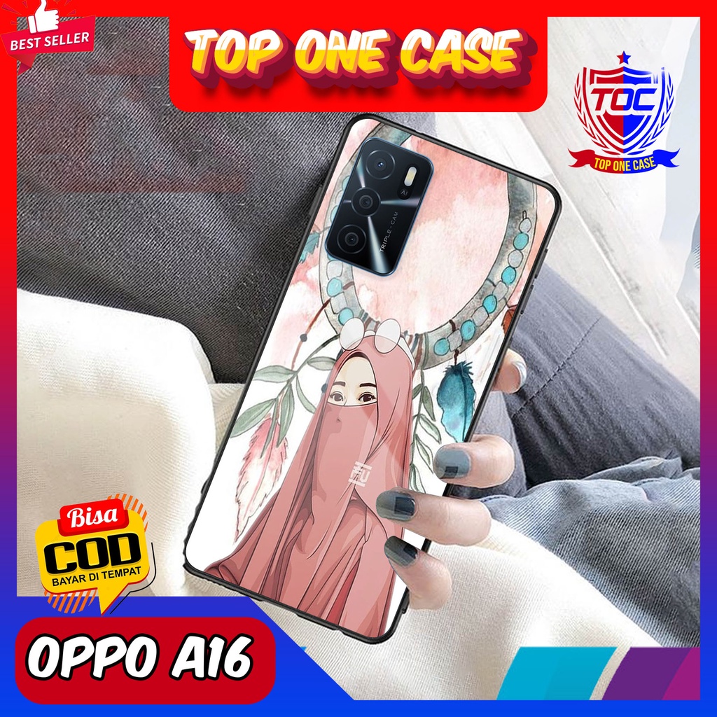 Case OPPO A16 - Casing OPPO A16 Terbaru Top One Case [ motif hijab ] Casing Hp OPPO A16 - Silikon Hp