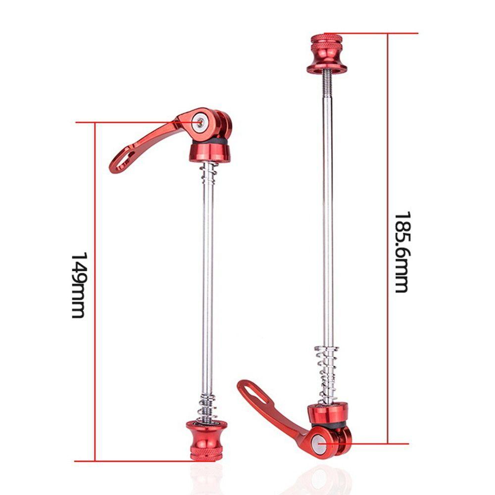 R-FLOWER 1pasang Bagian Tusuk Sate Sepeda Ultralight 9mm 5mm Tusuk Sate Baja Sepeda