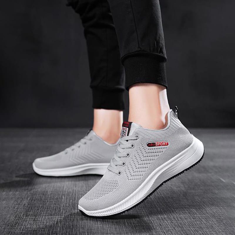 ♫ Megata ♫ SP035 (TANPA KOTAK) Sepatu Sneakers Pria Korea Import Fashion Sport Olah Raga Jogging Gym