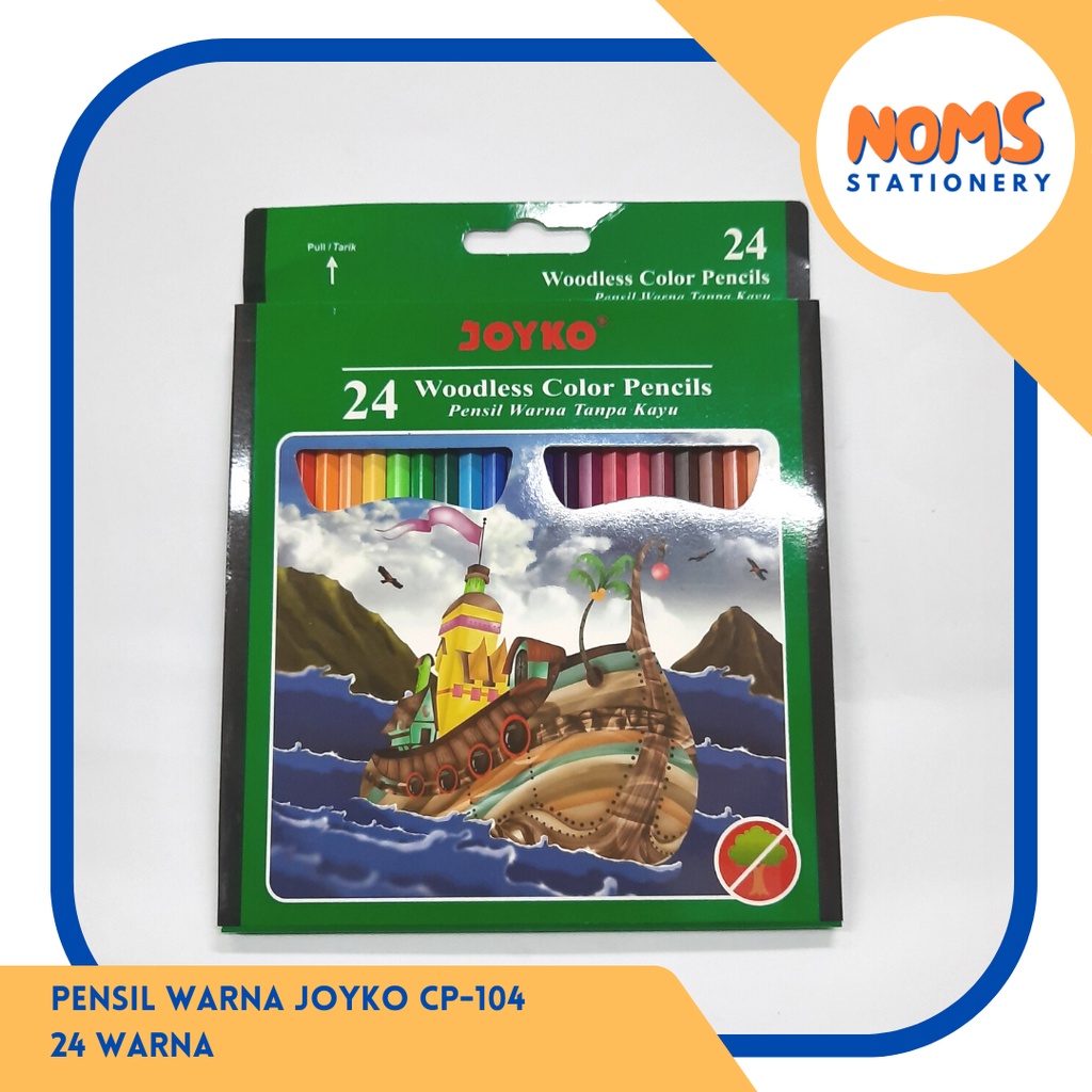 

Pensil Warna 24 warna Joyko ( CP 104 )