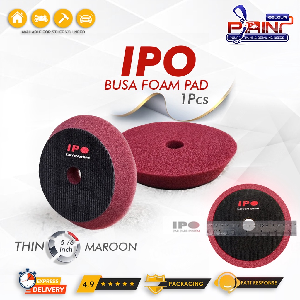 IPO Cutting Thin Pad 6 inch Velcro 5 inch - Busa Mesin Poles Tipis