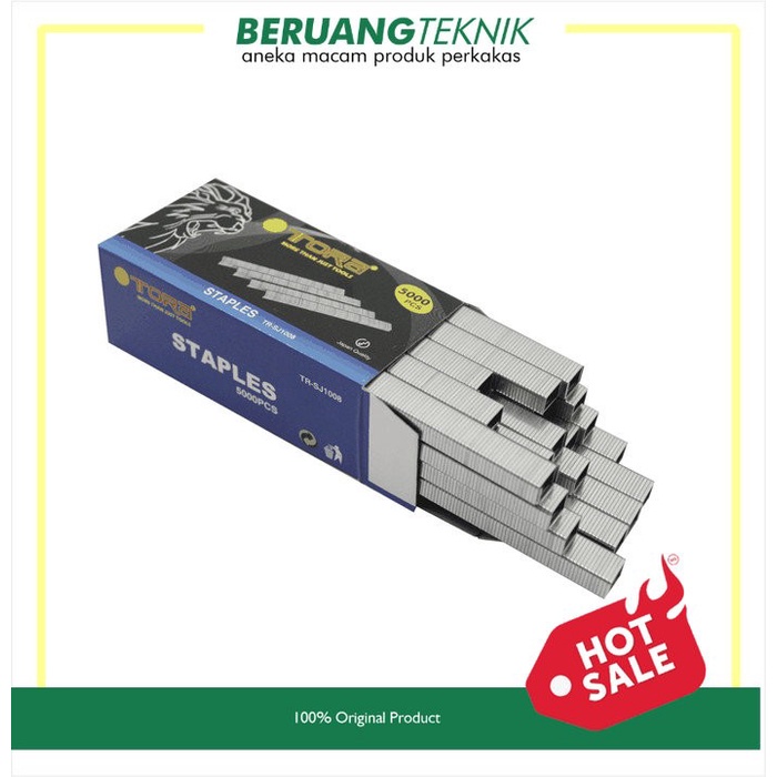 

TORA Staples Refil - Staples Tembak Angin Isi 16 mm 5000 Pcs / Box