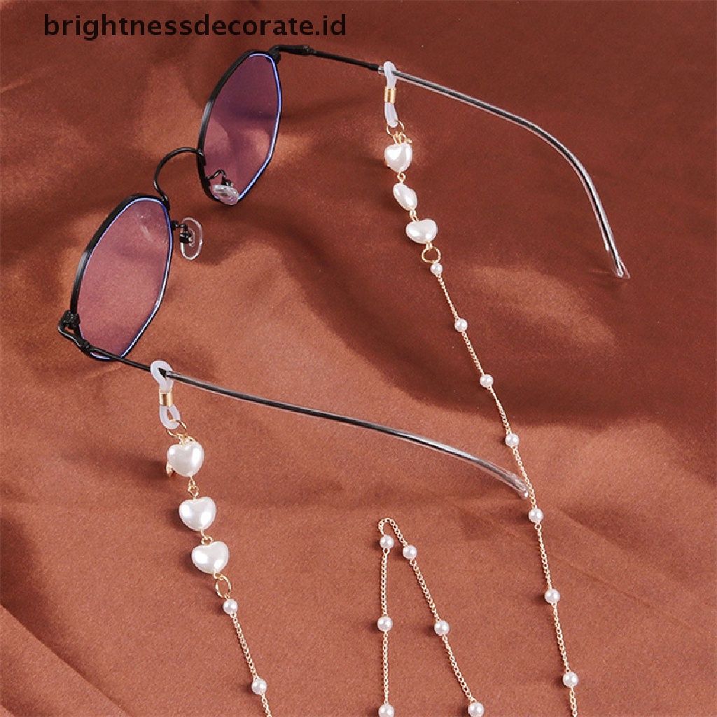 [Birth] Masking Chains Pearl Chain Outside Kacamata Rantai Kacamata Hitam Masker Tali Gantung [ID]