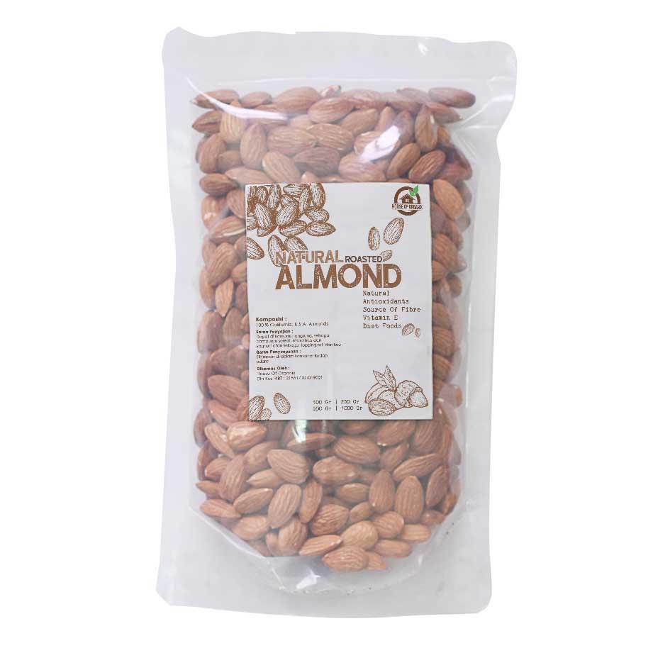 

Terbaru.. Natural Roasted Almond (Panggang) 250 Gr 95