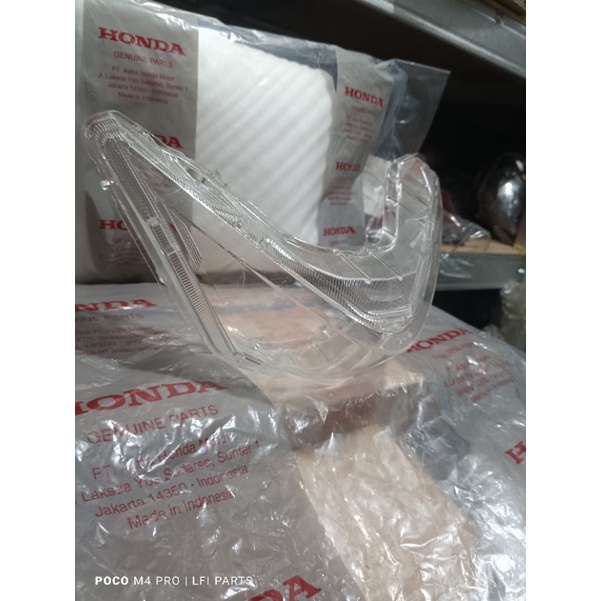 MIKA KACA LAMPU DEPAN BEAT LED BEAT DELUXE BEAT STREET NEW 2020 2021 2022 2023 ORIGINAL KOITO