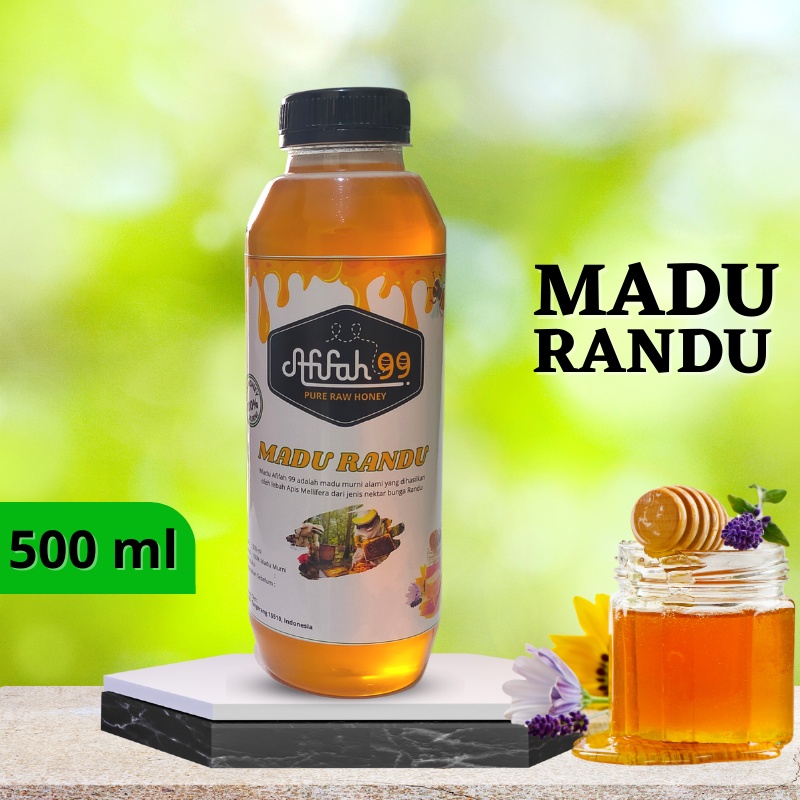

Madu Afifah 99 - Madu Murni Asli Nektar Randu 500 ml - Madu Randu 100% Alami Pure Natural Raw Honey